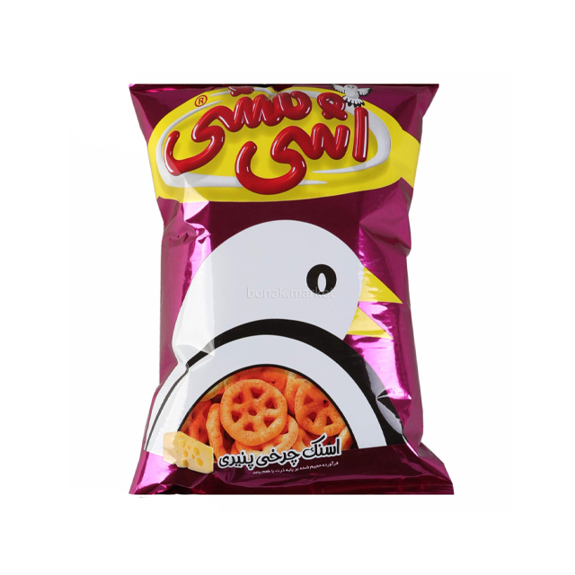 اسنک چرخی پنیری اشی مشی 90 گرمی