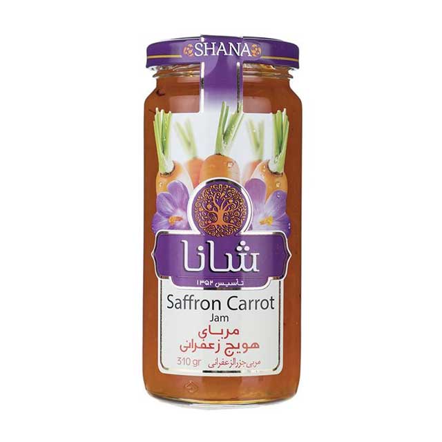 مربا هویج زعفرانی شانا 310 گرمی