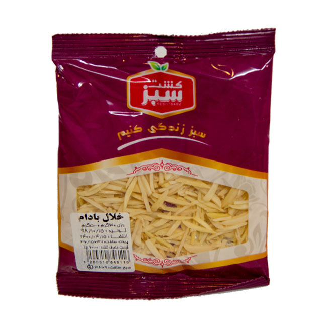 خلال بادام کشت سبز 30 گرمی