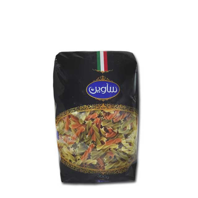 ماکارونی فرمی پیکولی با طعم سبزیجات ساوین 500 گرمی