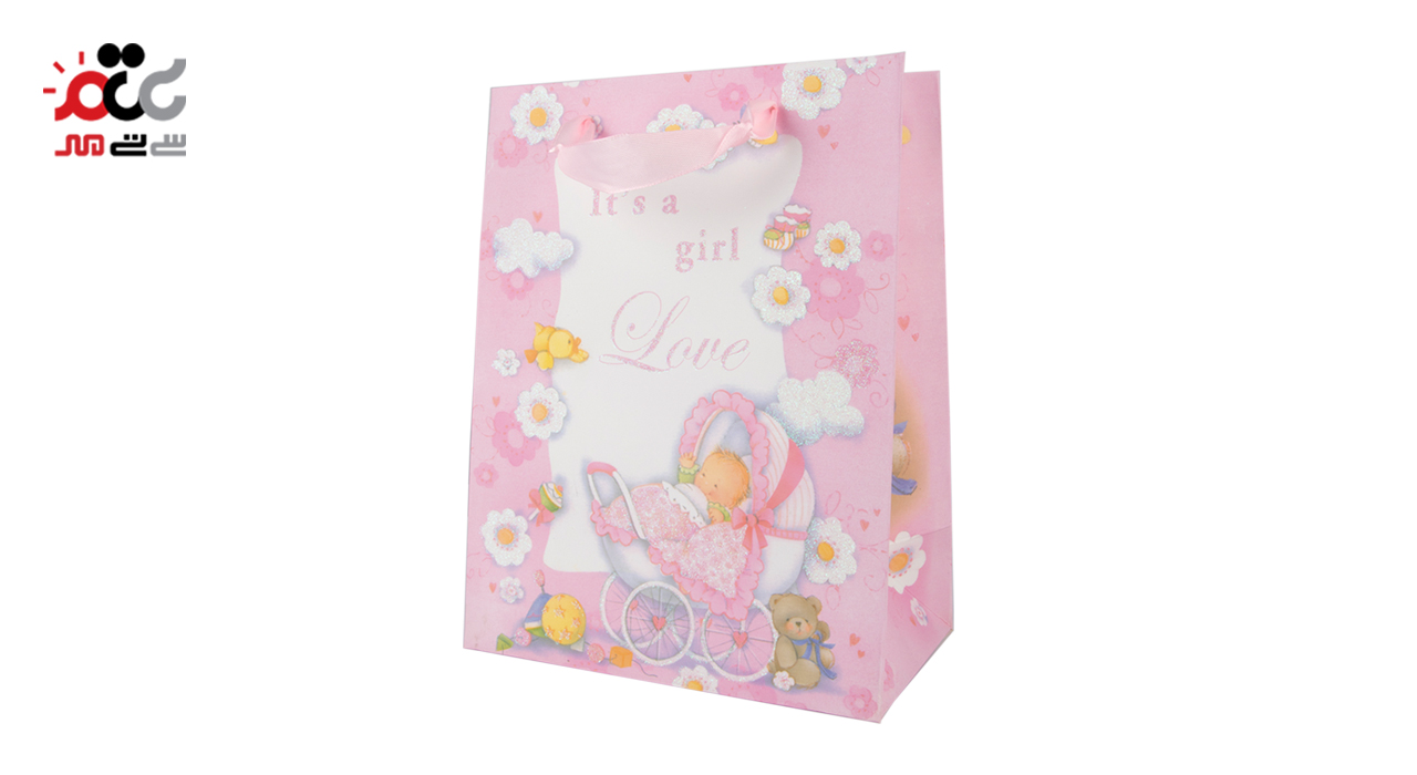 ساک هدیه اکلیلی جور سایز 18×23 سانتی متر