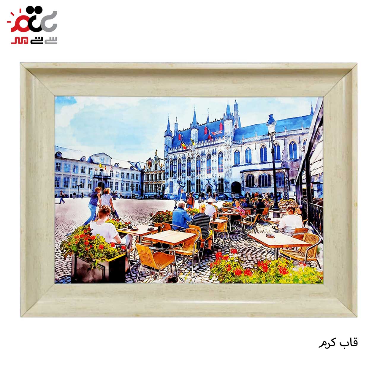 تابلو فرش چاپی طرح رستوران کد 10201 سایز 50×35 سانتی متری