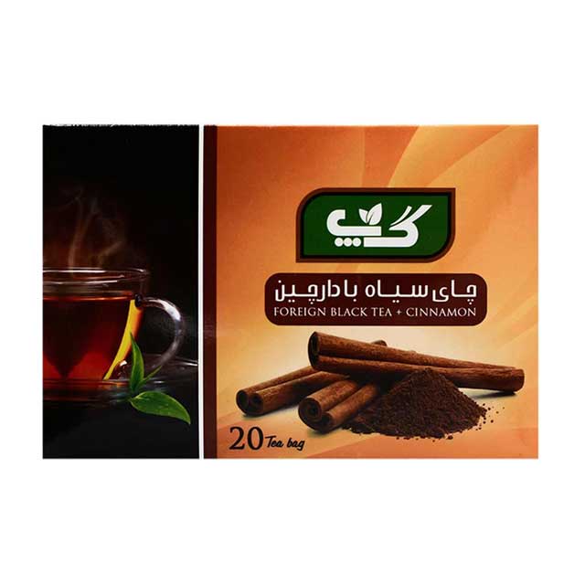 چای سیاه کیسه ای با دارچین گپ 20 عددی