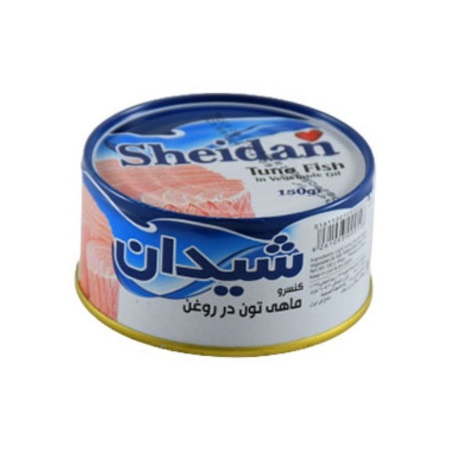 کنسرو تن ماهی در روغن شیدان 150 گرمی