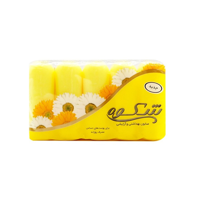 صابون زرد شکوه 75 گرمی بسته 5 عددی