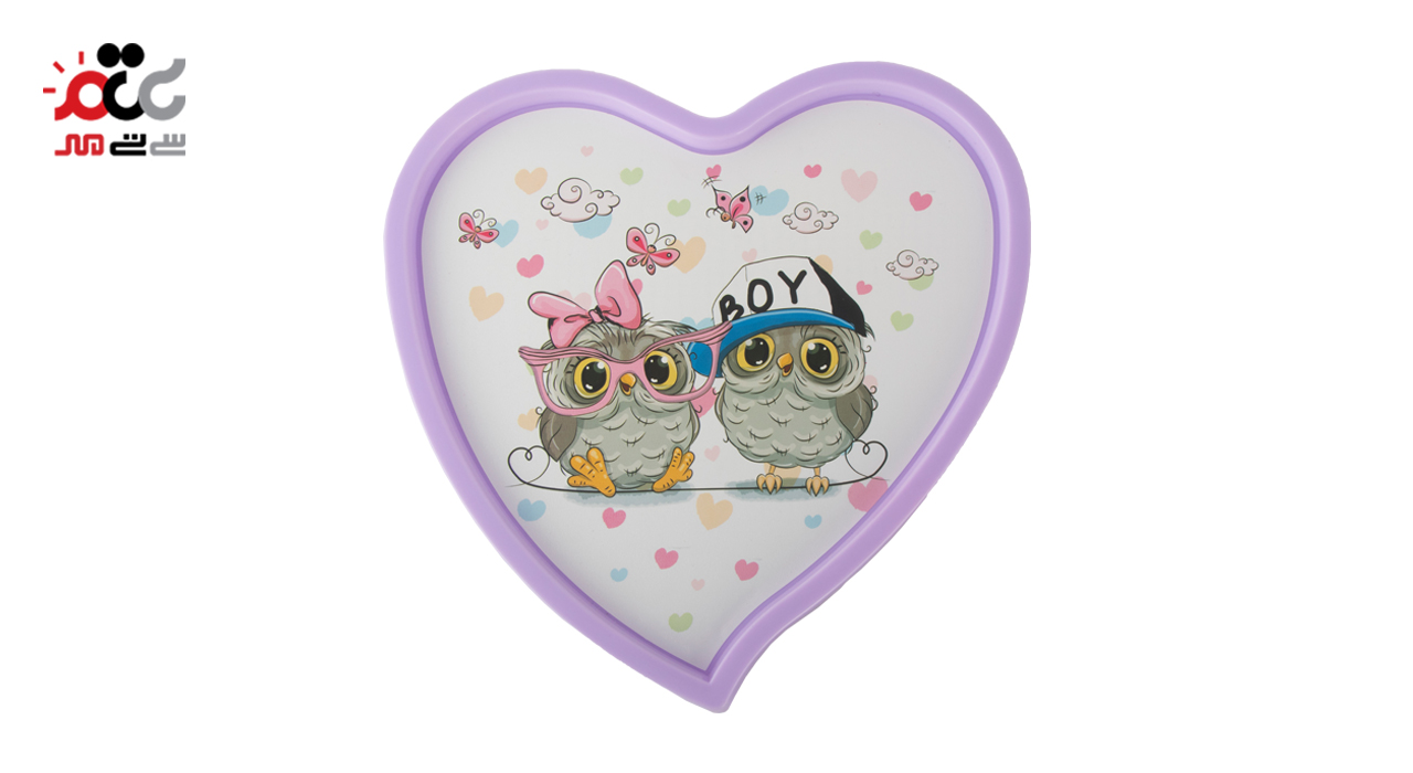 سینی پلاستیکی مدل قلب کد 1776