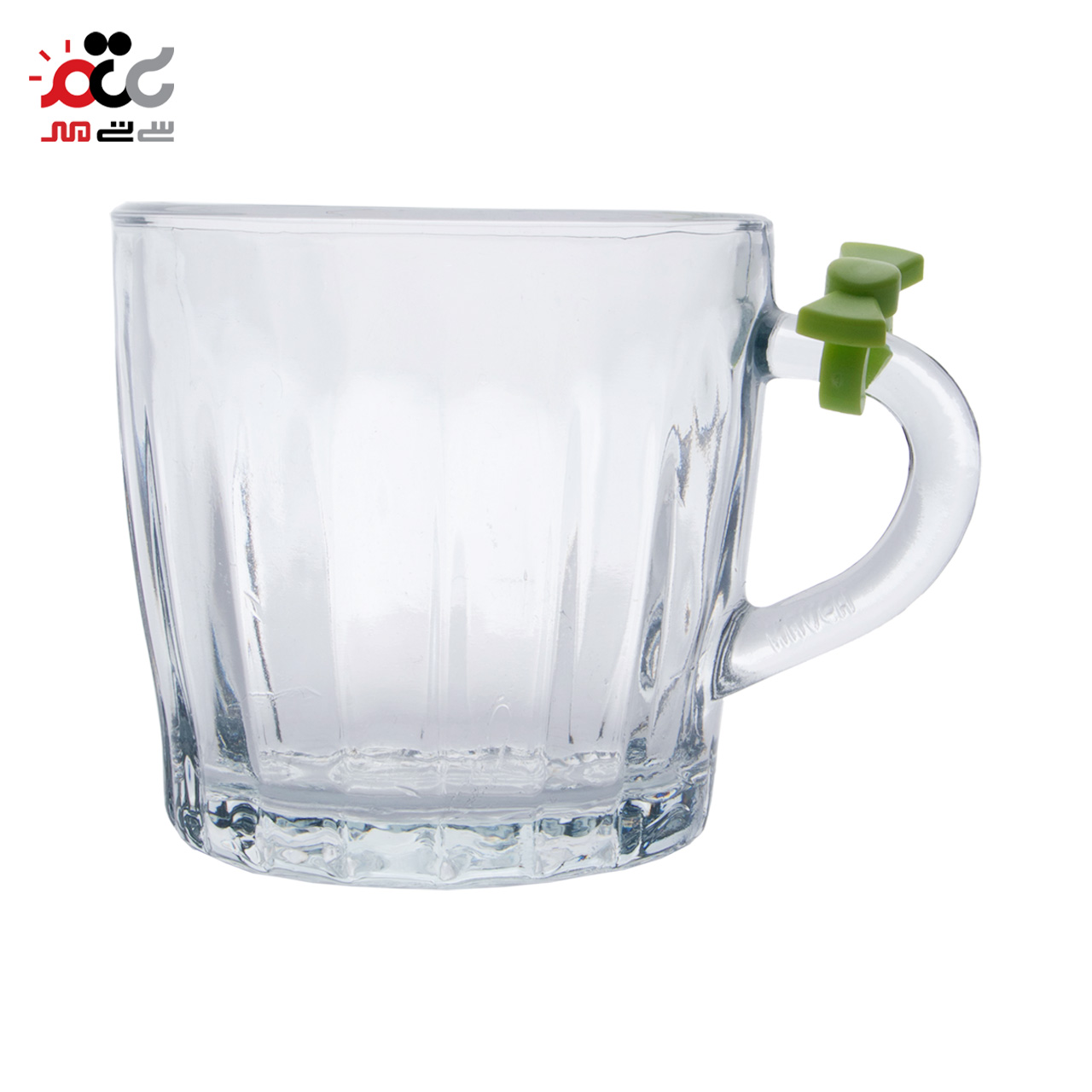 نیم لیوان شیشه ای مدل آلوین بسته 6 عددی