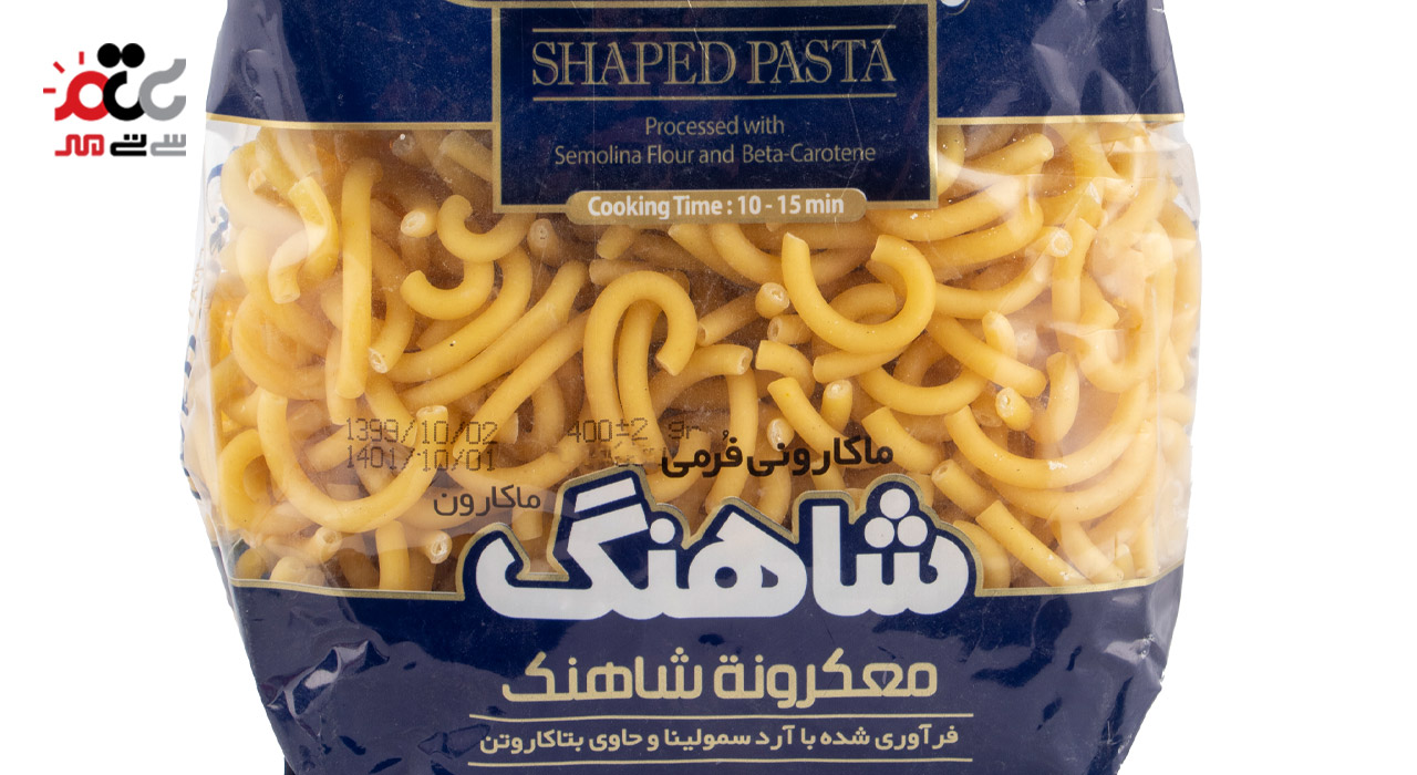 ماکارونی فرمی لوله ای شاهنگ 400 گرمی