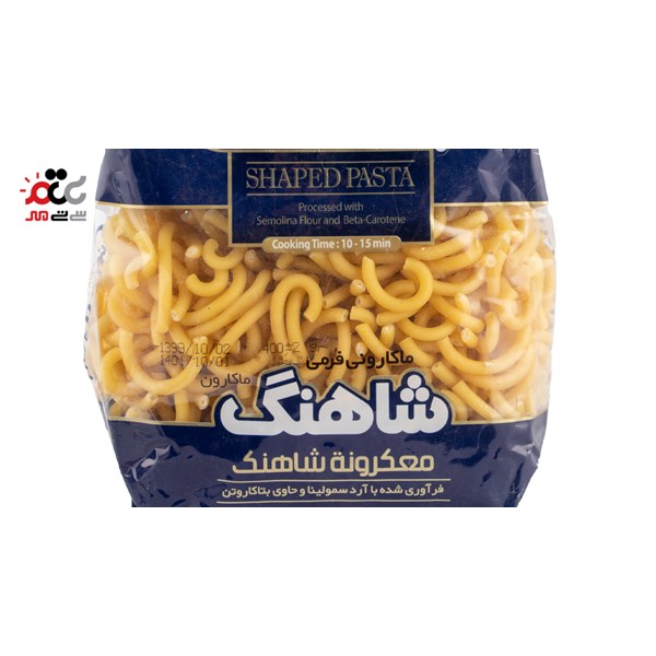 ماکارونی فرمی لوله ای شاهنگ 400 گرمی