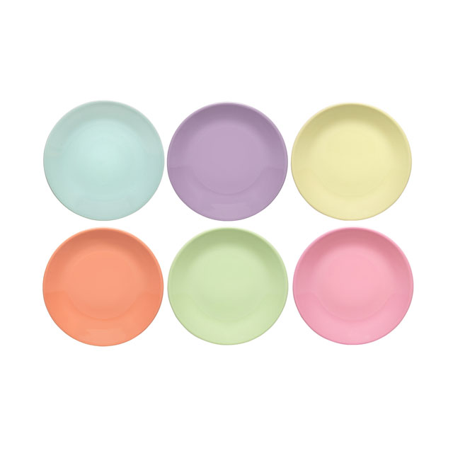 پیش دستی سرامیک نارنج شش رنگ بسته 6 عددی