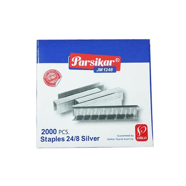 سوزن منگنه پارسیکار  مدل JM1248  سایز 24/8 بسته 2000 عددی