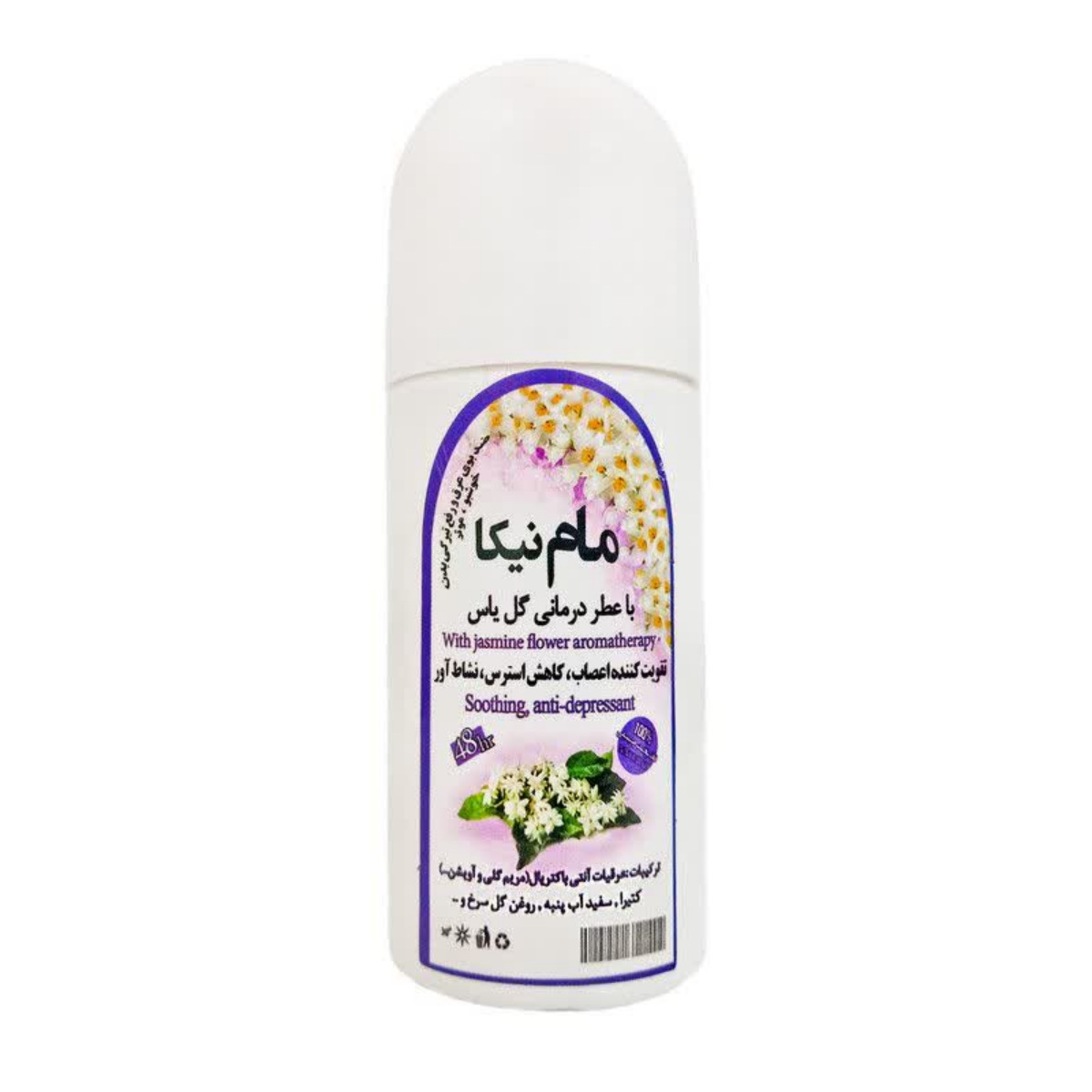 مام مایع رولی نیکا با رایحه گل یاس حجم 95 میلی لیتری