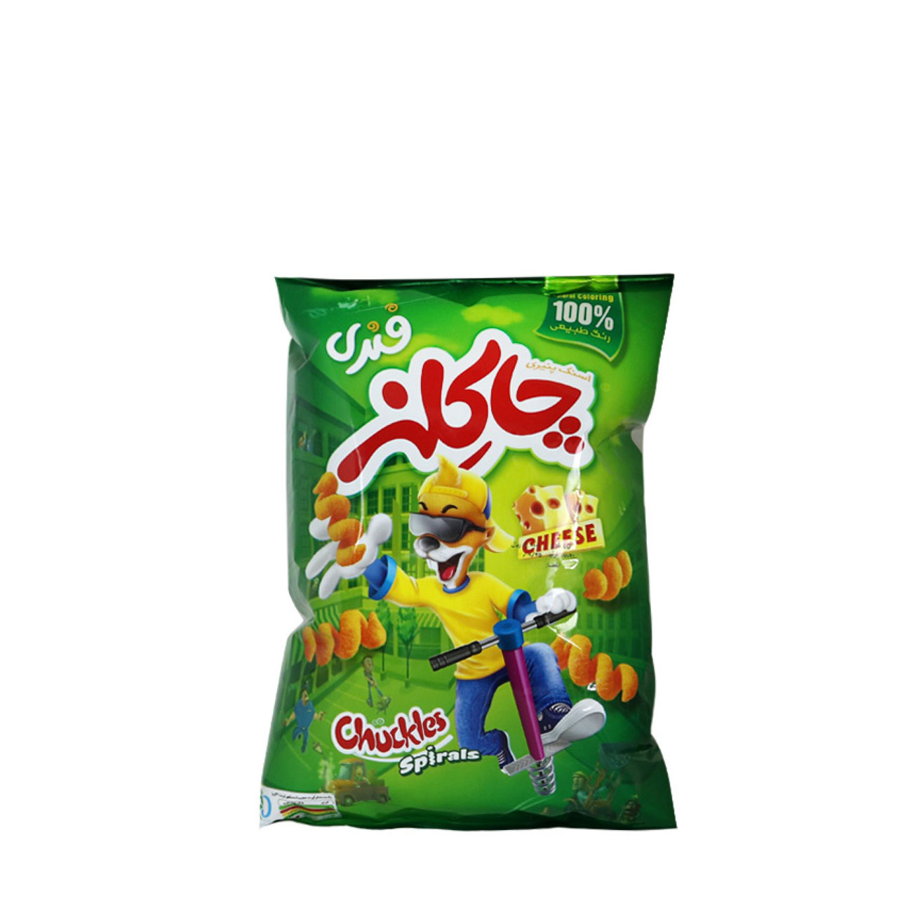 اسنک فنری پنیری چاکلز 45 گرمی