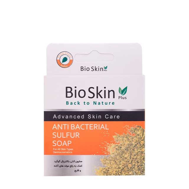 صابون شستشو بایو اسکین مدل گوگرد 100 گرمی
