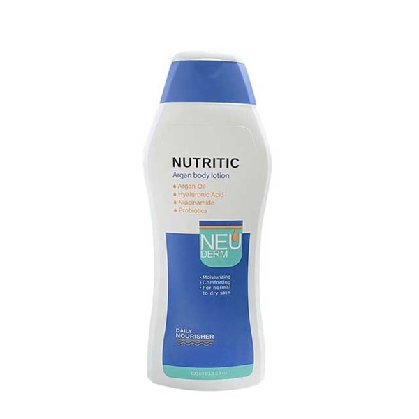 لوسیون بدن نئودرم مدل Daily Nourisher حجم 400 میلی لیتری