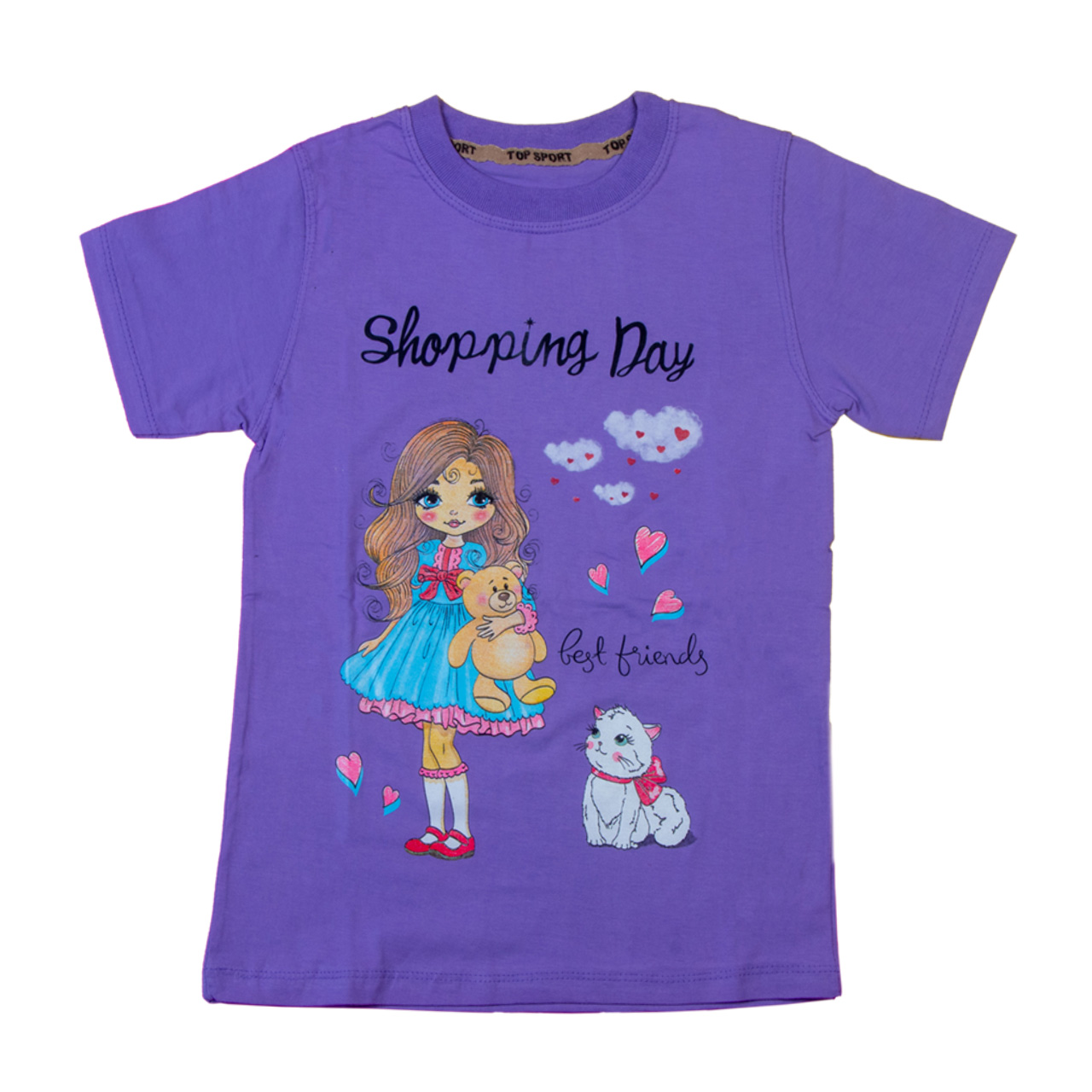 تیشرت دخترانه کد 413