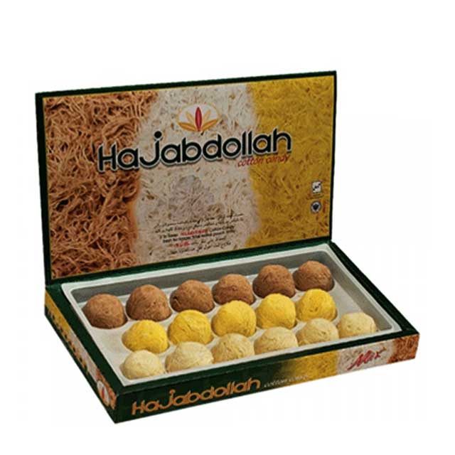 پشمک لقمه میکس حاج عبدالله 350 گرمی