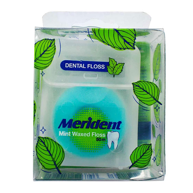 نخ دندان مریدنت مدل Mint Waxed طول 50 متری