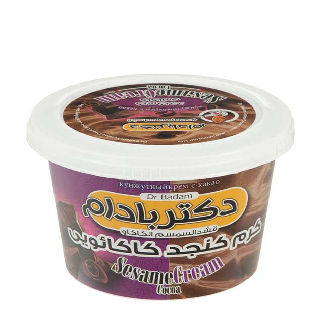 کرم کنجد شکلاتی دکتر بادام  220 گرمی