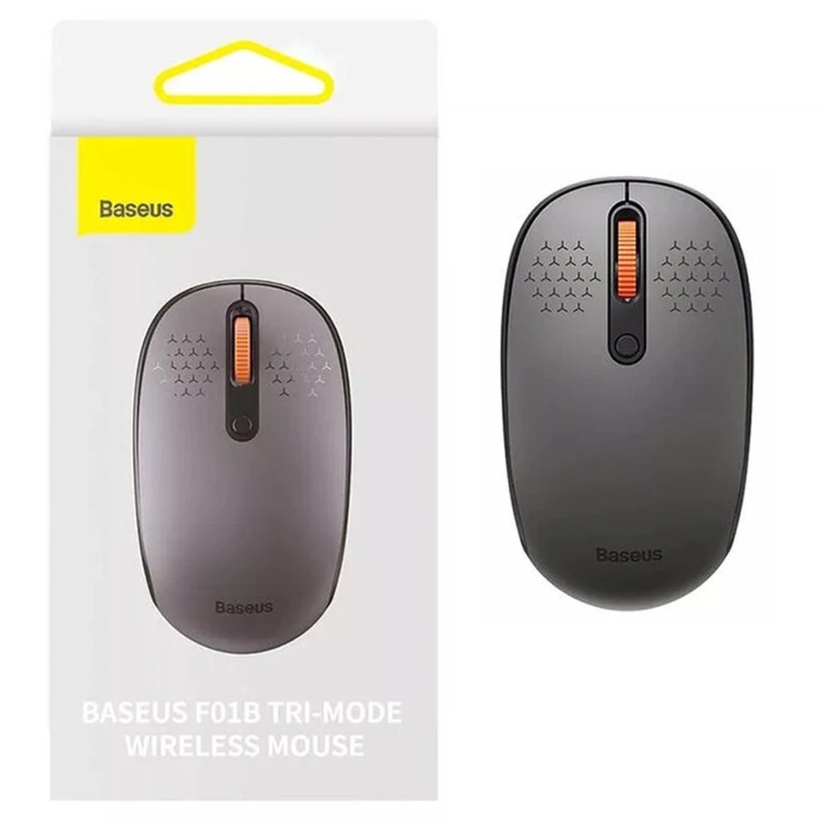 ماوس بی سیم Baseus مدل F01B - خاکستری (گارانتی 24 ماهه آونگ)