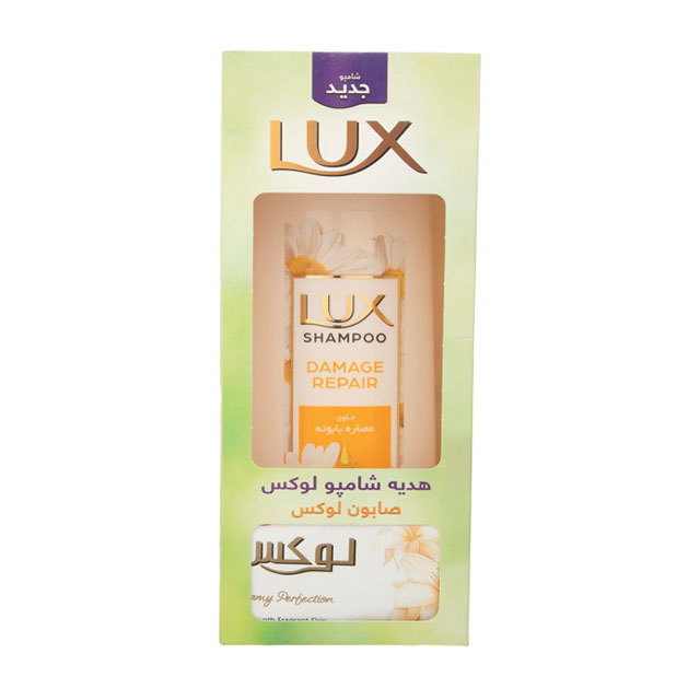 مجموعه شامپو ترمیم کننده لوکس مدل Damage Repair به همراه صابون بدن لوکس