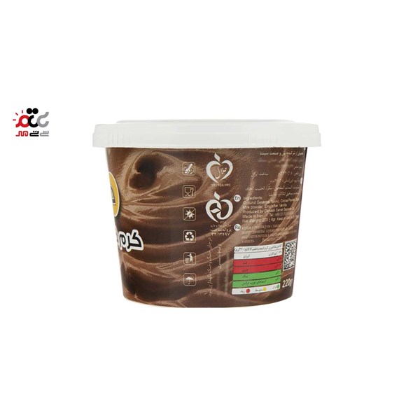 کرم کنجد شکلاتی دکتر بادام  220 گرمی