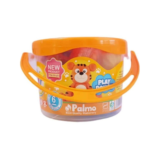 خمیر بازی سطلی پالمو بسته 6 عددی