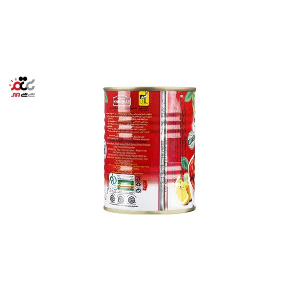 کنسرو لوبیا چیتی با سس گوجه فرنگی خوشاب 350 گرمی