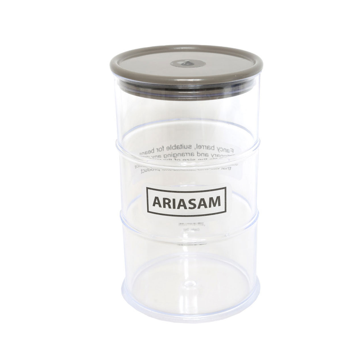 بانکه شفاف آریسام مدل بشکه سایز بزرگ