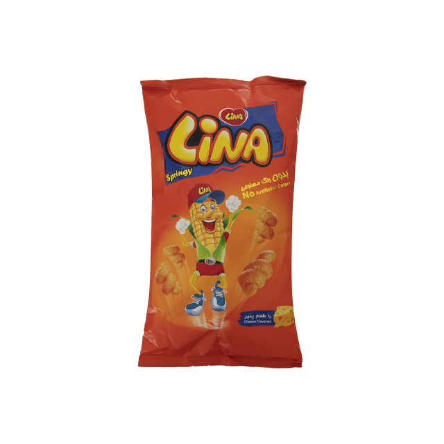 پفک فنری پنیری لینا 45 گرمی