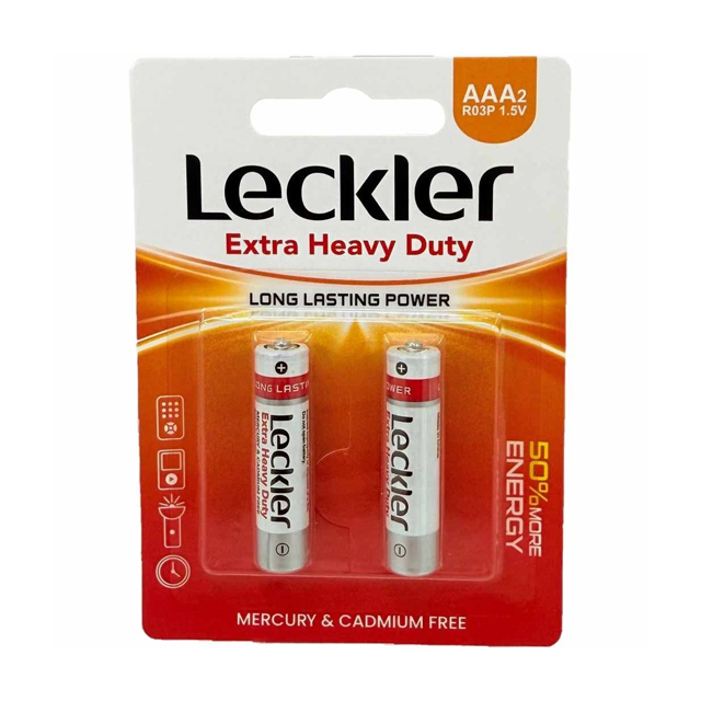 باتری نیم قلمی لکلر مدل اکسترا هوی دیوتی بسته 2 عددی