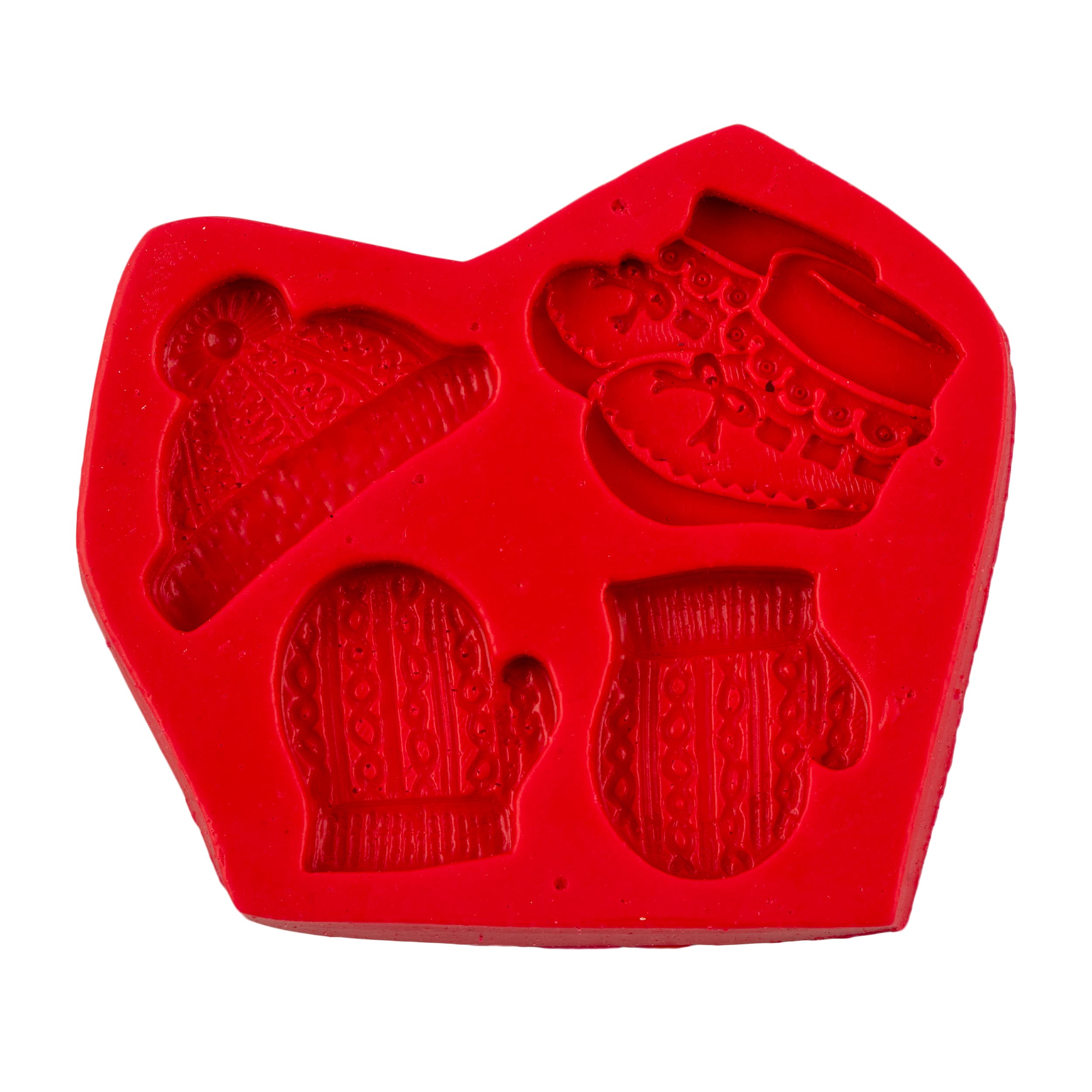 قالب مولد فوندانت سیلیکونی سورناپارت طرح لباس زمستانی کد 1199