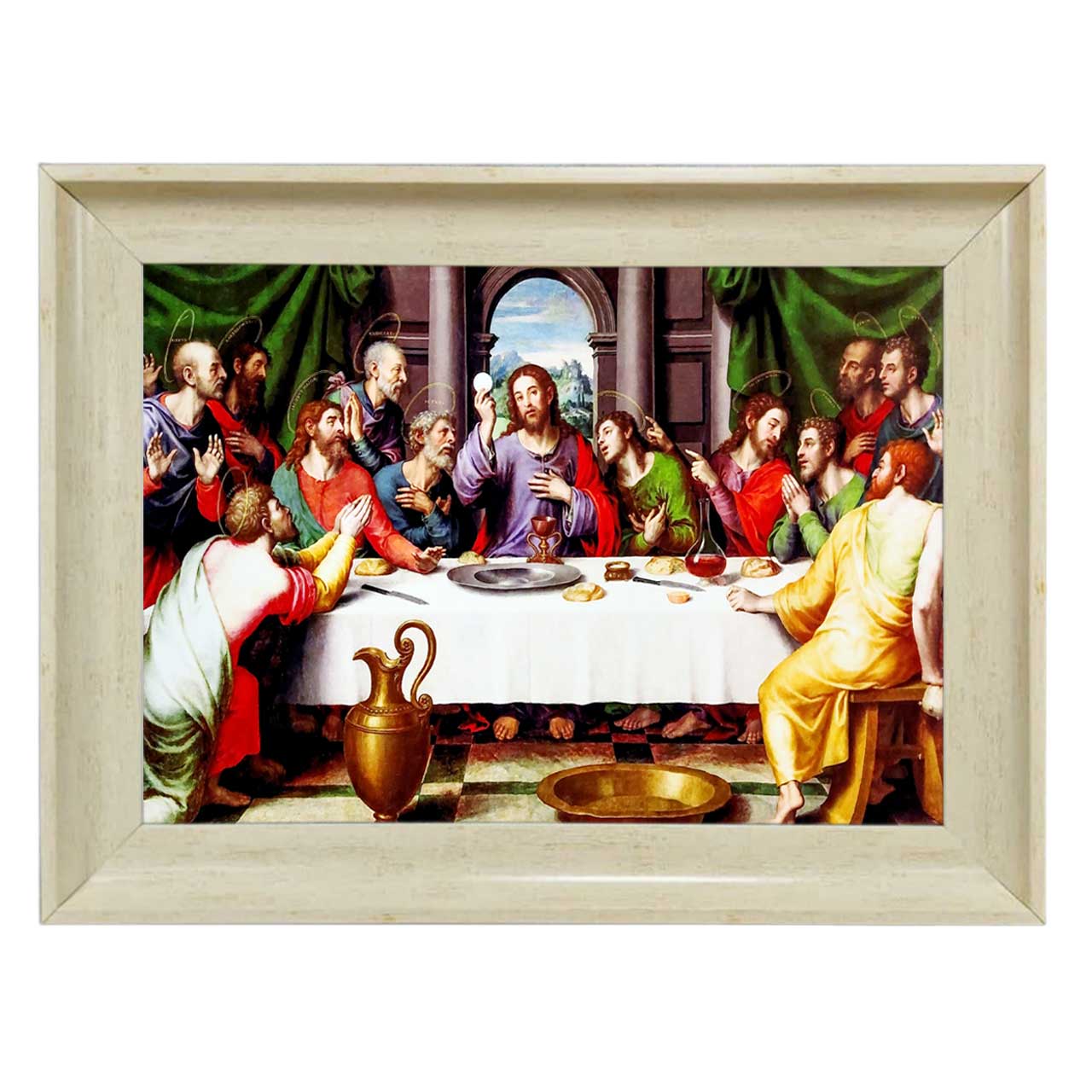 تابلو فرش چاپی طرح فرشته کد 11088 سایز 70×50 سانتی متری