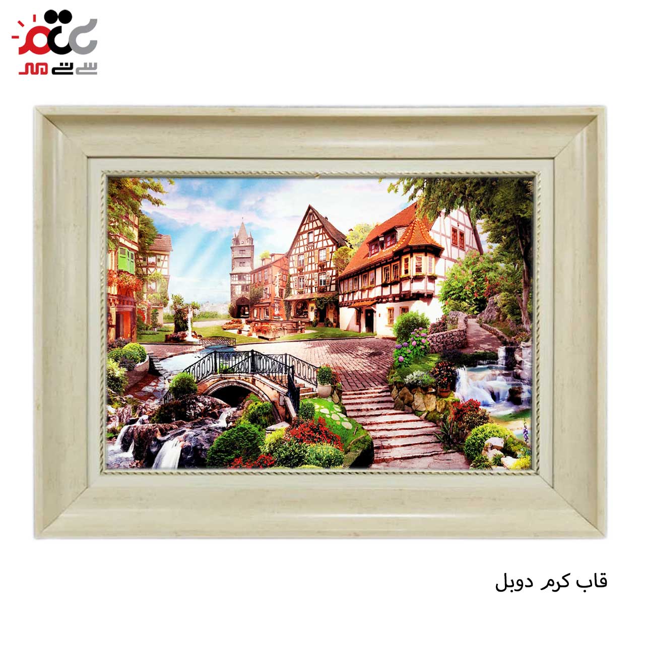 تابلو فرش طرح دار با قاب