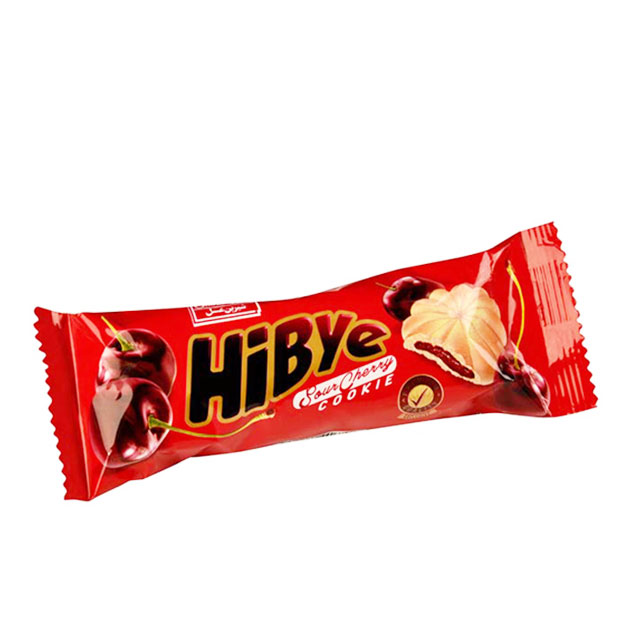 بیسکویت های بای با طعم  آلبالو شیرین عسل 100 گرمی