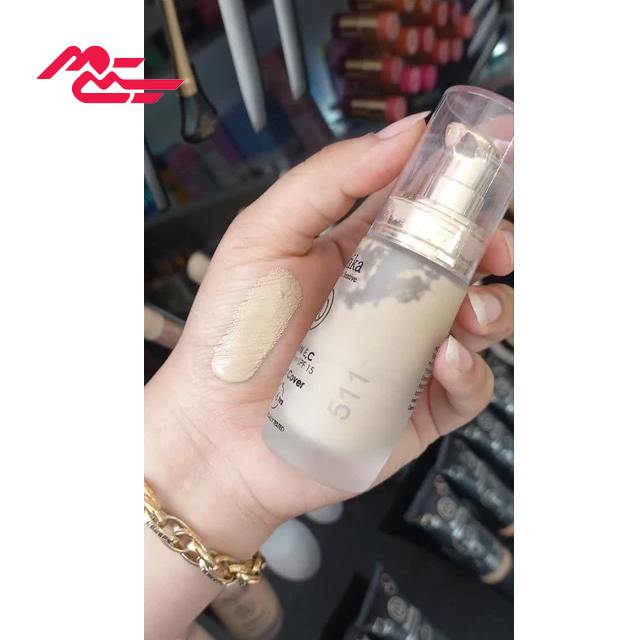 کرم پودر شیشه ای رستیکا شماره 511 حجم 35 میلی لیتری