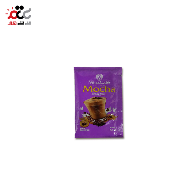 پودر قهوه با طعم شکلات ونزکافه مدل موکا بسته 20 عددی