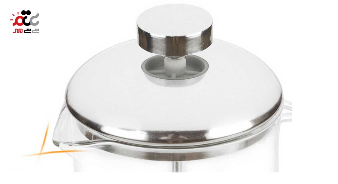 لیوان دمنوش ساز فرنچ مدل شنل فلزی کد 9115