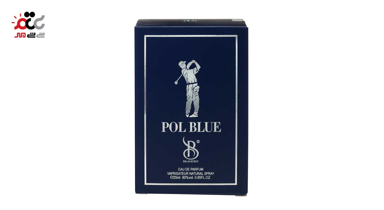 ادکلن مردانه برندینی مدل Pol blue حجم 25 میلی لیتری
