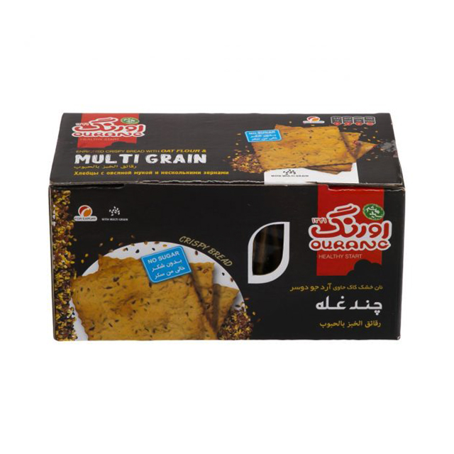 نان سنتی کاک چند غله با کنجد اورنگ 400 گرمی