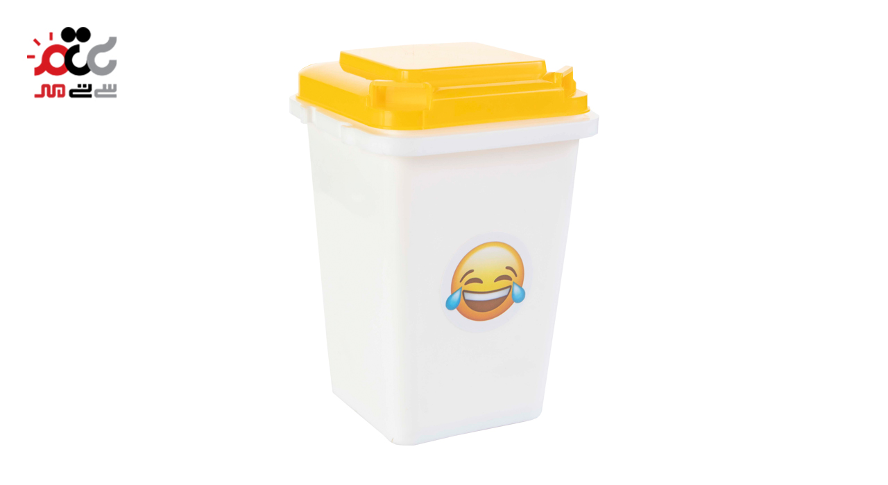 سطل پلاستیکی طرح ایموجی سایز کوچک
