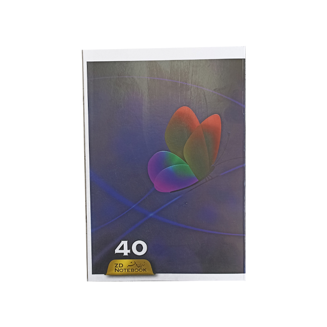 دفتر خط دار زرین دفتر 40 برگ