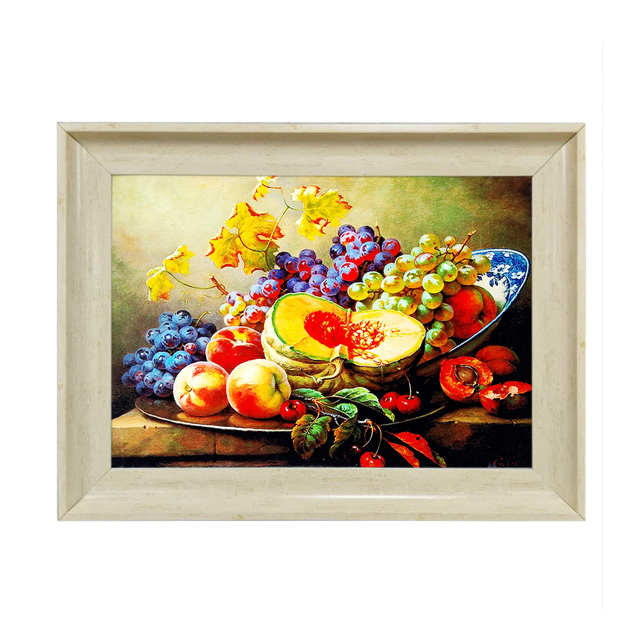 تابلو فرش چاپی طرح میوه کد 12033 سایز 50×35 سانتی متری