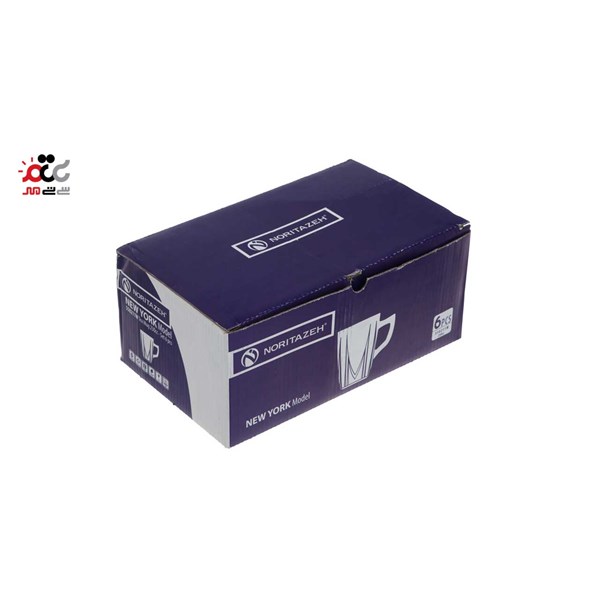 لیوان دسته دار چایخوری نوری تازه سری نیویورک مدل 550211W بسته 6 عددی
