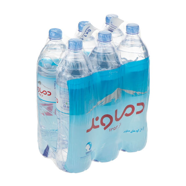 آب آشامیدنی دماوند 1500 میلی لیتری بسته 6 عددی