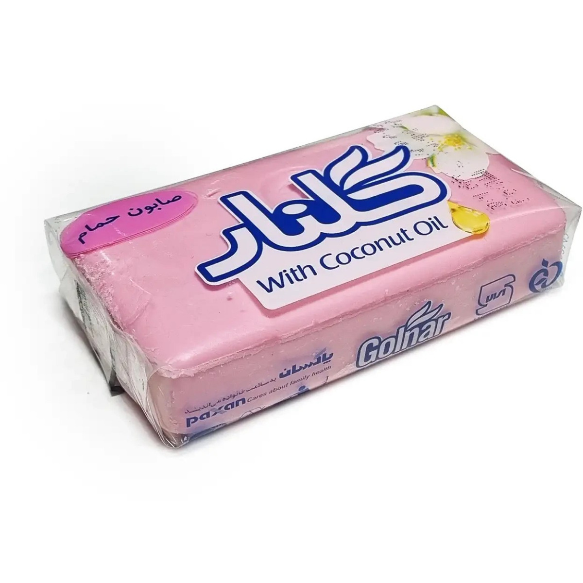 صابون حمام گلنار صورتی 130 گرمی