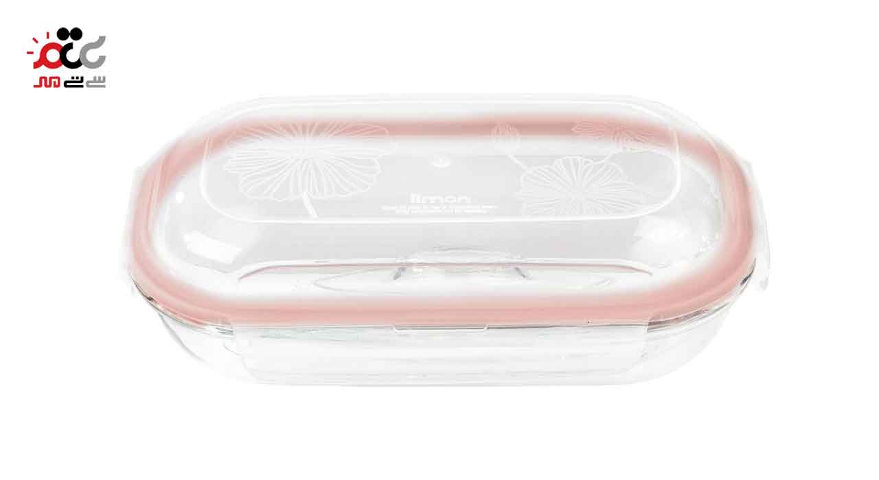 ظرف نگهدارنده بیضی دربدار لیمون مدل 900 میلی لیتری کد 2006