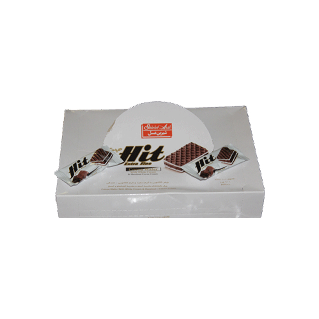 مینی ویفر فندقی کرم شیری هیت شیرین عسل بسته 500 گرمی