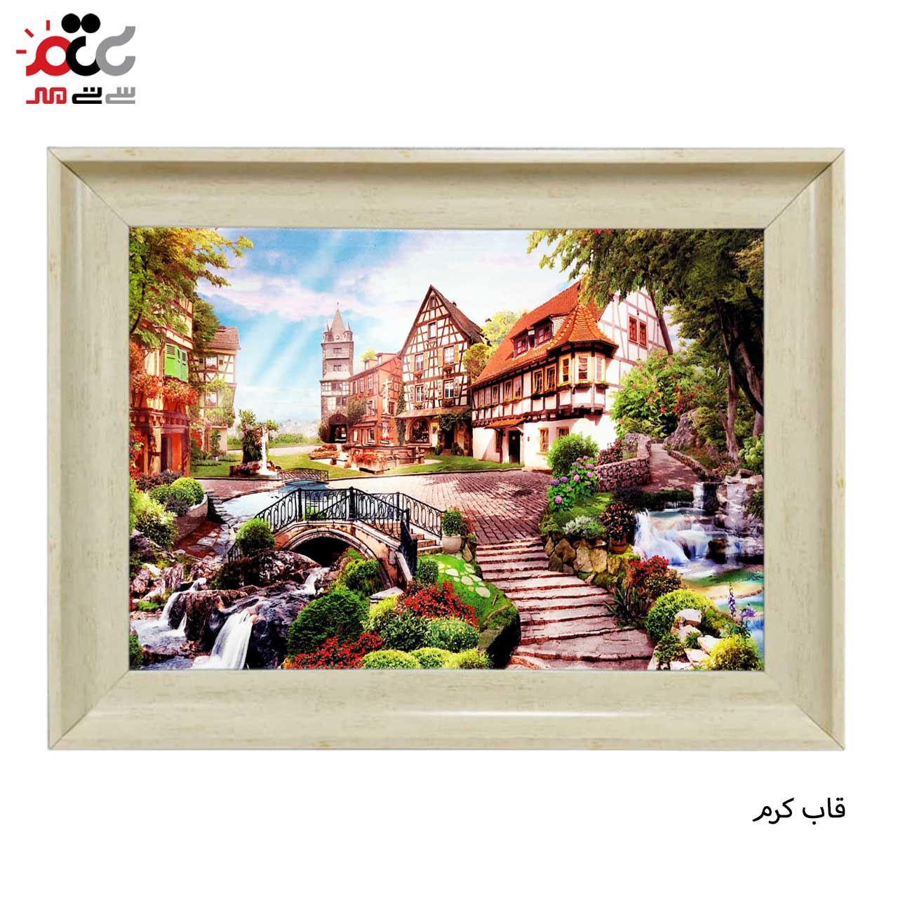 تابلو فرش طرح دار با قاب