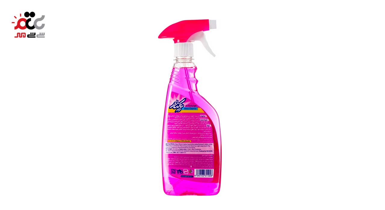 مایع شیشه شوی سرخابی پاکناز 500 گرمی